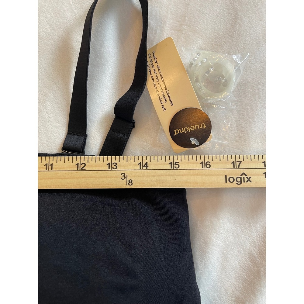 Truekind Convertible Strapless Bandeau Bra Black 3XL Seamless Wirefree NWT - Picture 6 of 11